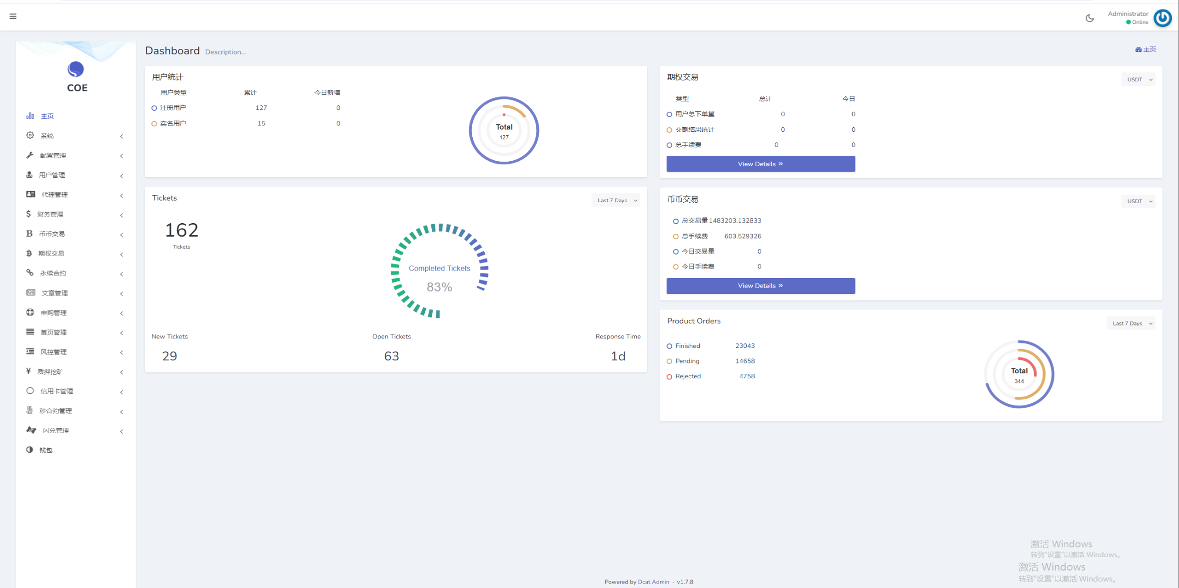 BitCion交易所系统